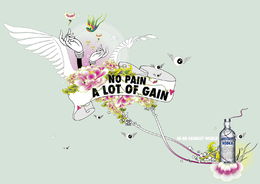 Absolut Swallow產品廣告設計鑒賞