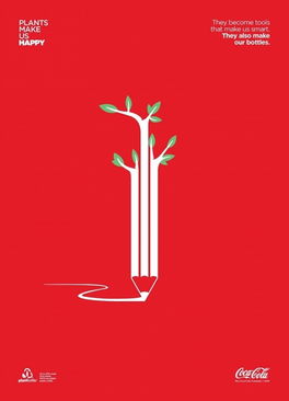綠色暢爽，共筑可持續未來——可口可樂環保主題廣告設計